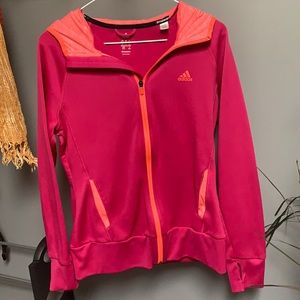 Women’s Adidas Climawarm sz M jacket with thumb holes‎